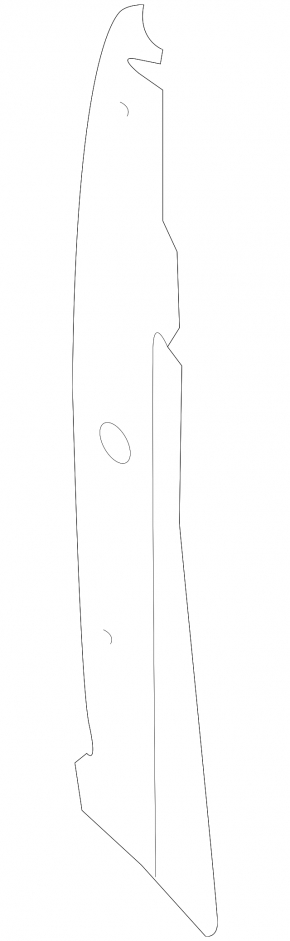 Wing seal door-wing left Ford Flex 09-19