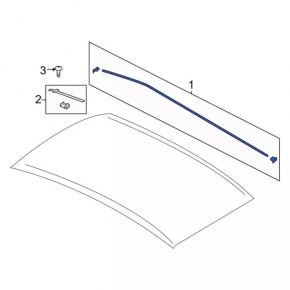 Roof lining left Ford Escape MK3 13-