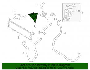 Inverter Cooling Pump Bracket Toyota Sienna 21-25