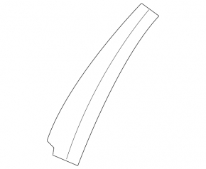Windscreen wiper seal right Ford Escape MK3 17-19 rest