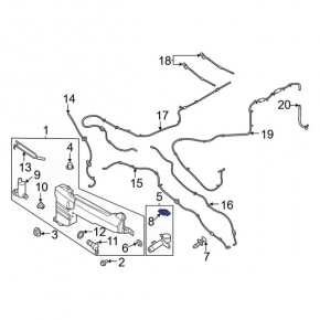 Ford Explorer 20- Windscreen Washer Reservoir Cap