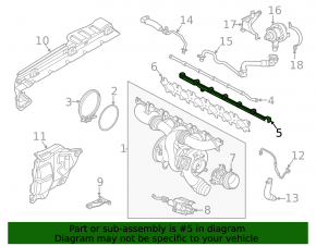 BMW 3 G20 19-26 B58 Turbocharger Bracket