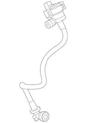 Left fuel vapor ventilation valve BMW 5 G30 18-23 4.4T with tube