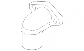 Cooling system flange for Kia Niro 17-22 HEV, PHEV on the pump