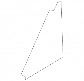 Triangle door plug outer front right Volvo XC40 19-25