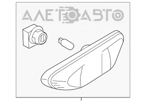 Right turn signal for Suzuki Kizashi 10-15