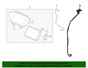 Antenna Assembly, GPS Navigation Acura MDX 14-20