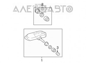 Toyota Prius 30 10-15 Wheel Pressure Sensor