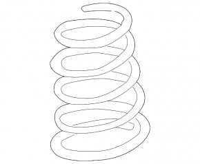 Front right spring for Toyota Sienna 11-14 FWD