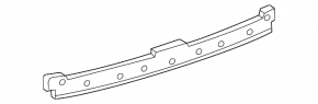 Rear Bumper Absorber Toyota Prius V 15-17