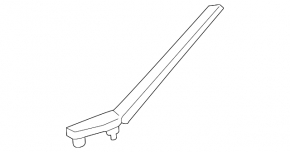Left windshield wiper seal for Toyota Corolla 20-26