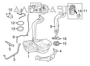 VW Golf 15- filler cap