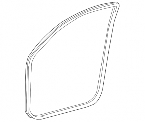 Front right door seal for Lexus LX570 08-21