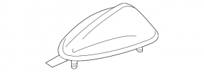 Antenna housing fin BMW 335i e92 07-13