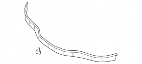 Rear Hood Seal Nissan Rogue Sport 17-19
