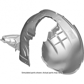 Front right fender liner Chevrolet Malibu 16-18