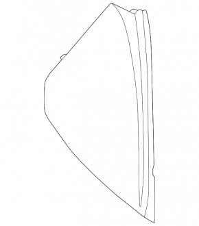 Front panel trim side right Kia Niro 23- black