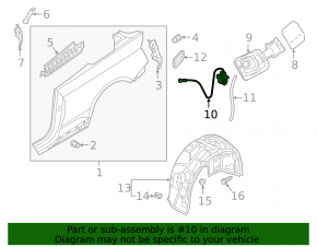 Audi Q3 8U 15 Fuel Filler Door Lock