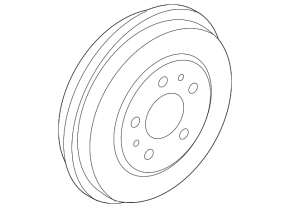 Brake drum rear left Ford Focus mk3 11-18