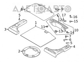Ford Escape MK4 20-24 Trunk Curtain