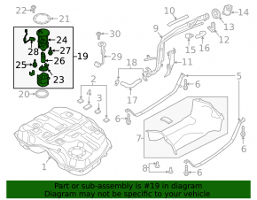 Fuel pump petrol pump Mazda CX-9 16-