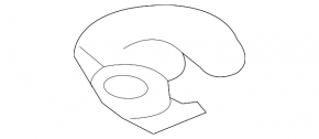 Washer reservoir neck Jaguar F-Pace X761 17- with cap, without reservoir