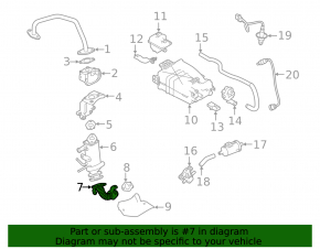 EGR pipe Nissan Altima 19-24 2.5 small