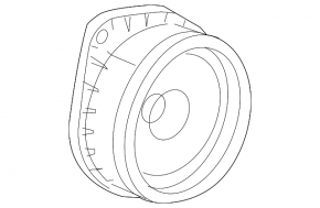 Speaker rear left Chevrolet Malibu 13-15