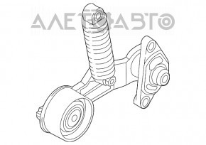 Kia Niro 17-22 HEV, PHEV rear drive belt tensioner pulley