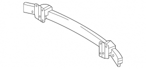 Rear Bumper Reinforcement Volvo XC90 16-23