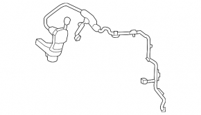 Honda Clarity 18-19 usa front bumper wiring