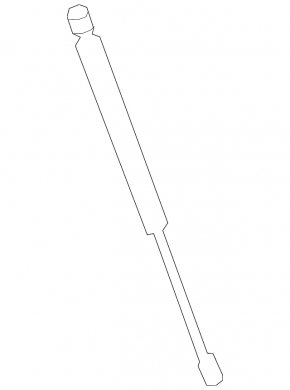 Right hood shock absorber for Volkswagen Atlas 18-26