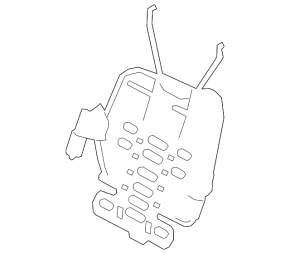 Lumbar support for driver's seat VW Atlas 18- with motor