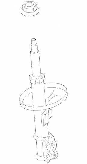 Front right shock absorber for Lexus ES350 07-10