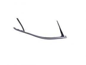 Upper front left door molding Jeep Compass 17- gray with glass seal