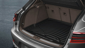 Trunk carpet Porsche Macan 15-18 black rubber