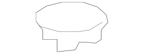 Left hood hook for Mercedes W221