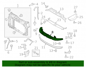Front Bumper Guard Ford Fiesta 11-19
