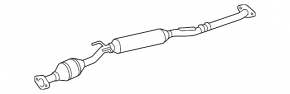 Exhaust line middle section with catalytic converter Toyota Sienna 2010-2011