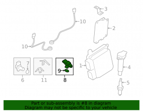Mitsubishi Outlander 07-13 3.0 Crankshaft Position Sensor