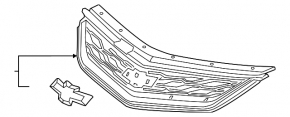 Grille grill Chevrolet Volt 16- with emblem