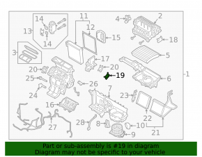 Actuator motor drive heater air conditioner Polestar 2 21-