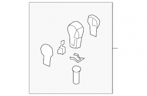 Nissan Rogue 07-12 Gear Knob Scratches