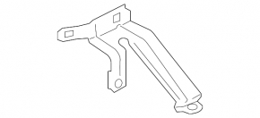 Lower front left fender bracket for BMW 3 GT F34 14-19