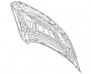 Audi A7 19-25 steel hood