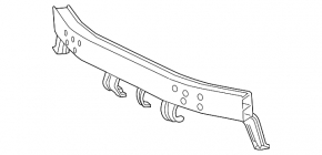Front bumper reinforcement for Lexus GX460 14-23 rest