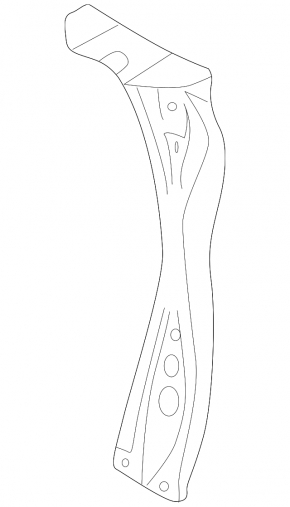 Subaru Crosstrek 24-26 Hood Lock Plate