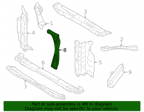 Subaru Crosstrek 24-26 Hood Lock Plate