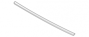 Molding of the central grille of the front bumper VW Passat b8 16-19 USA