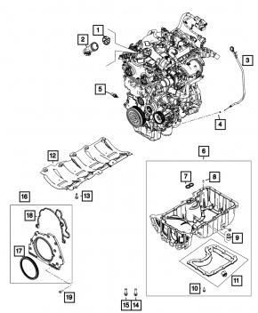 Jeep Grand Cherokee WL 22-26 PHEV Engine Oil Pressure Sensor